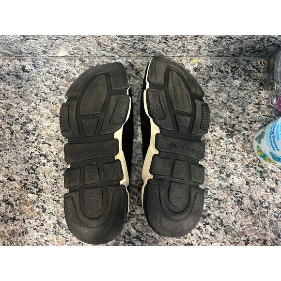 Balenciaga Speed Trainer Black White Size 11.5 (334327) main image 4